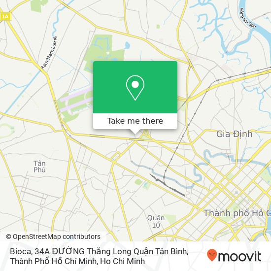Bioca, 34A ĐƯỜNG Thăng Long Quận Tân Bình, Thành Phố Hồ Chí Minh map