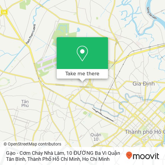 Gạo - Cơm Cháy Nhà Làm, 10 ĐƯỜNG Ba Vì Quận Tân Bình, Thành Phố Hồ Chí Minh map