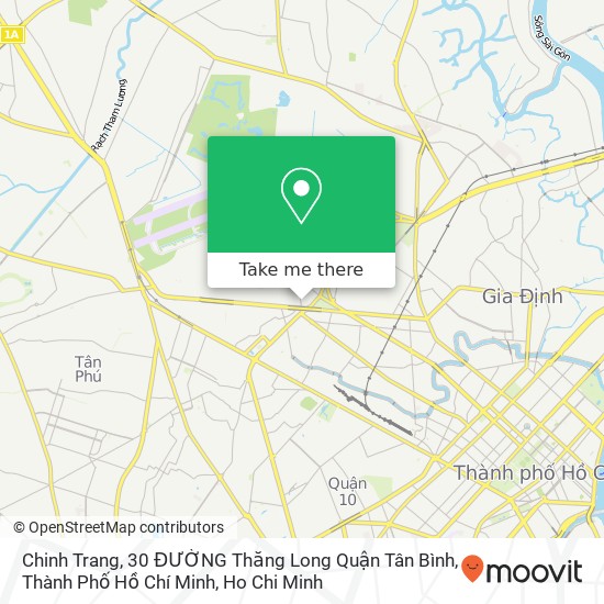 Chinh Trang, 30 ĐƯỜNG Thăng Long Quận Tân Bình, Thành Phố Hồ Chí Minh map