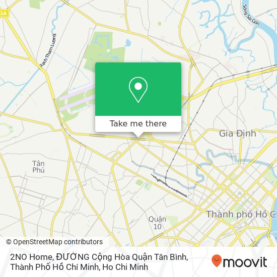 2NO Home, ĐƯỜNG Cộng Hòa Quận Tân Bình, Thành Phố Hồ Chí Minh map