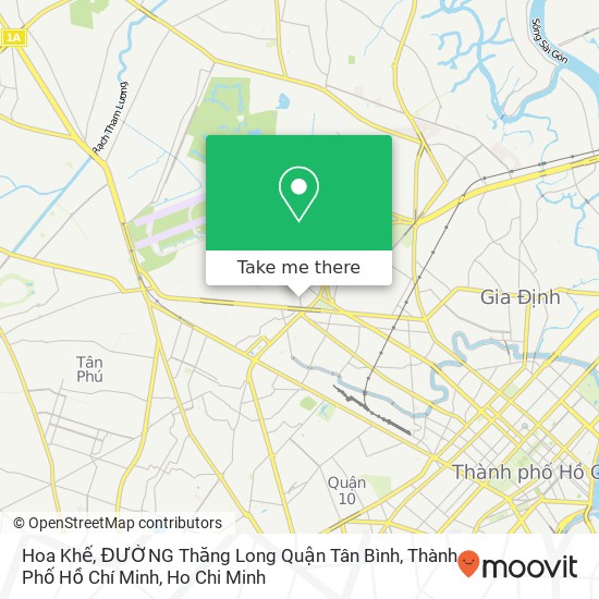 Hoa Khế, ĐƯỜNG Thăng Long Quận Tân Bình, Thành Phố Hồ Chí Minh map