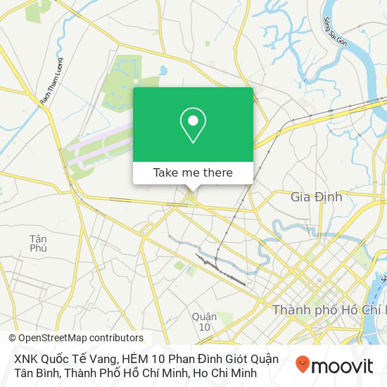 XNK Quốc Tế Vang, HẺM 10 Phan Đình Giót Quận Tân Bình, Thành Phố Hồ Chí Minh map