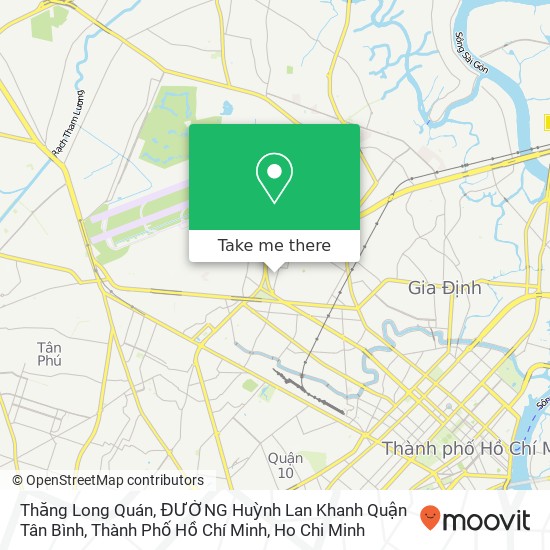Thăng Long Quán, ĐƯỜNG Huỳnh Lan Khanh Quận Tân Bình, Thành Phố Hồ Chí Minh map