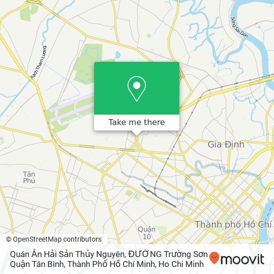 Quán Ăn Hải Sản Thủy Nguyên, ĐƯỜNG Trường Sơn Quận Tân Bình, Thành Phố Hồ Chí Minh map