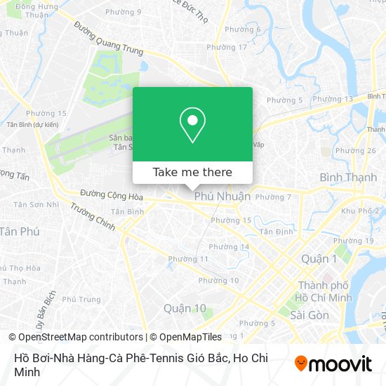 Hồ Bơi-Nhà Hàng-Cà Phê-Tennis Gió Bắc map