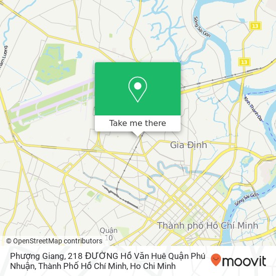 Phượng Giang, 218 ĐƯỜNG Hồ Văn Huê Quận Phú Nhuận, Thành Phố Hồ Chí Minh map