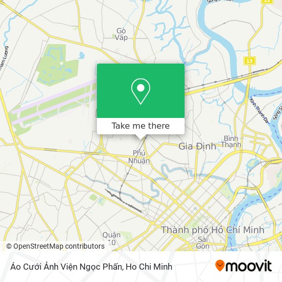 Áo Cưới Ảnh Viện Ngọc Phấn map