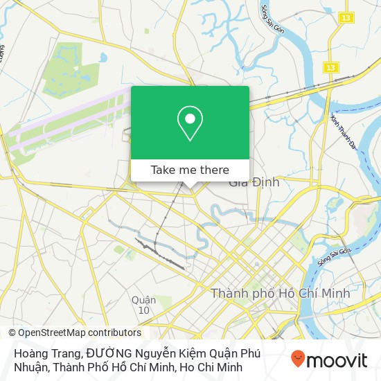 Hoàng Trang, ĐƯỜNG Nguyễn Kiệm Quận Phú Nhuận, Thành Phố Hồ Chí Minh map