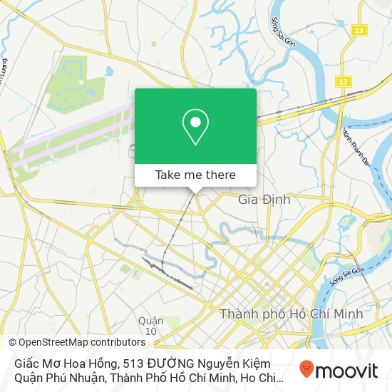 Giấc Mơ Hoa Hồng, 513 ĐƯỜNG Nguyễn Kiệm Quận Phú Nhuận, Thành Phố Hồ Chí Minh map