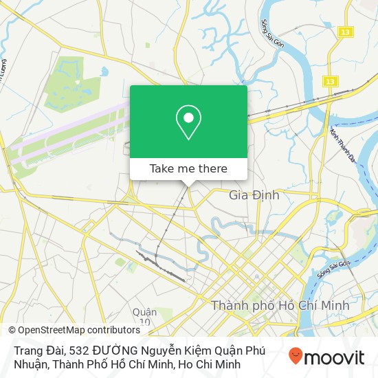 Trang Đài, 532 ĐƯỜNG Nguyễn Kiệm Quận Phú Nhuận, Thành Phố Hồ Chí Minh map