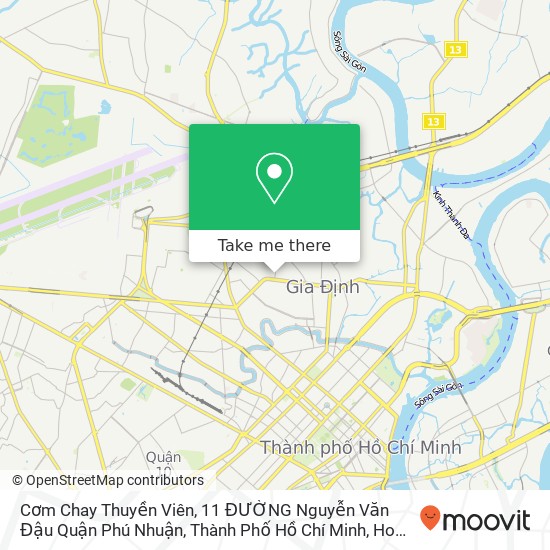 Cơm Chay Thuyền Viên, 11 ĐƯỜNG Nguyễn Văn Đậu Quận Phú Nhuận, Thành Phố Hồ Chí Minh map