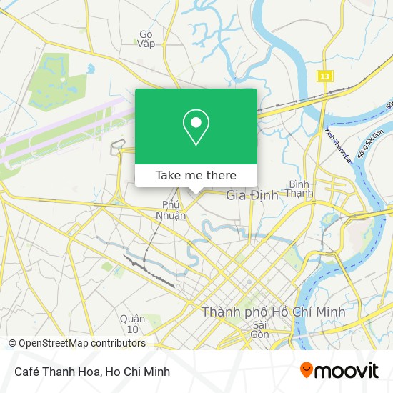 Café Thanh Hoa map