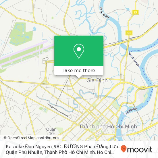 Karaoke Đào Nguyên, 98C ĐƯỜNG Phan Đăng Lưu Quận Phú Nhuận, Thành Phố Hồ Chí Minh map