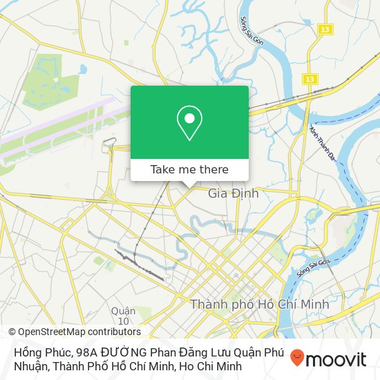 Hồng Phúc, 98A ĐƯỜNG Phan Đăng Lưu Quận Phú Nhuận, Thành Phố Hồ Chí Minh map