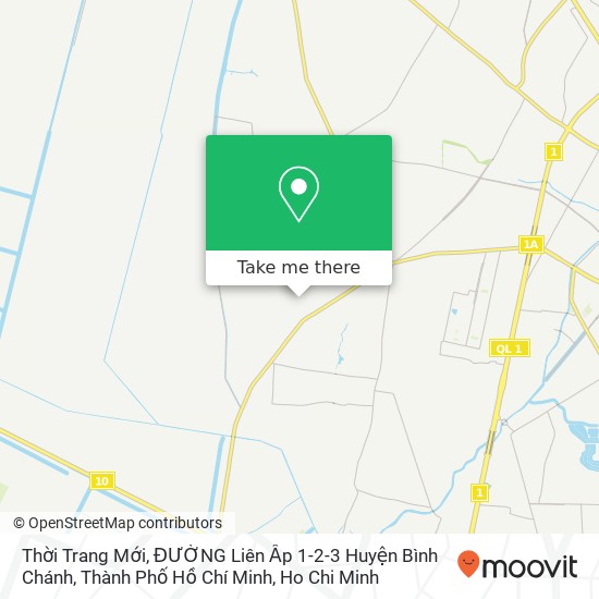 Thời Trang Mới, ĐƯỜNG Liên Ấp 1-2-3 Huyện Bình Chánh, Thành Phố Hồ Chí Minh map