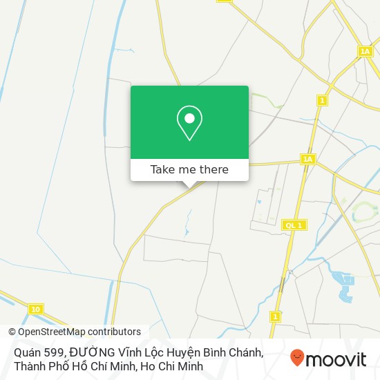 Quán 599, ĐƯỜNG Vĩnh Lộc Huyện Bình Chánh, Thành Phố Hồ Chí Minh map