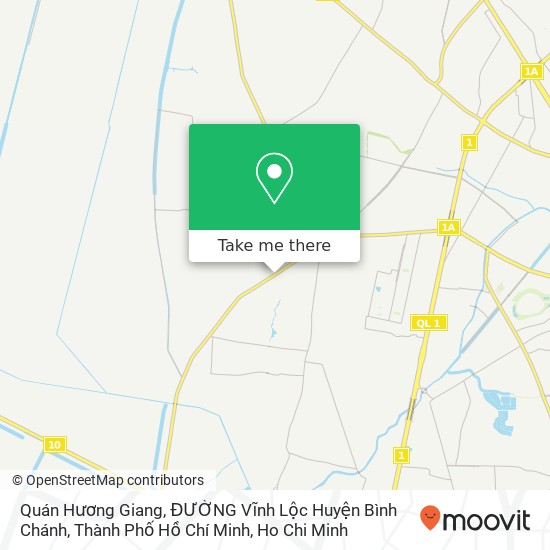 Quán Hương Giang, ĐƯỜNG Vĩnh Lộc Huyện Bình Chánh, Thành Phố Hồ Chí Minh map