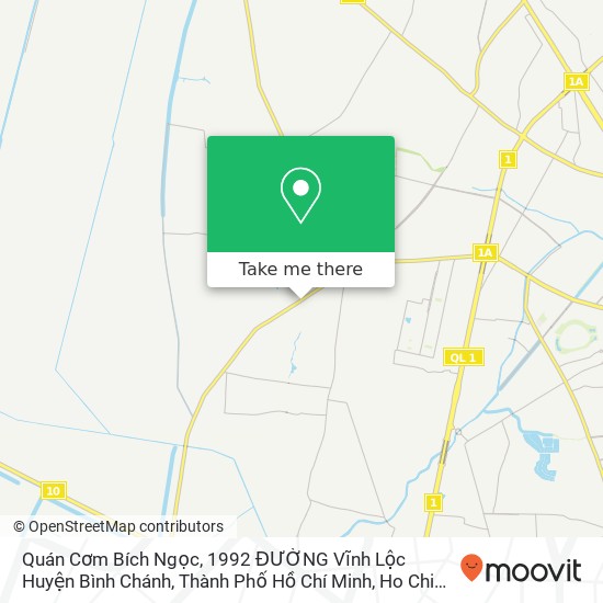 Quán Cơm Bích Ngọc, 1992 ĐƯỜNG Vĩnh Lộc Huyện Bình Chánh, Thành Phố Hồ Chí Minh map