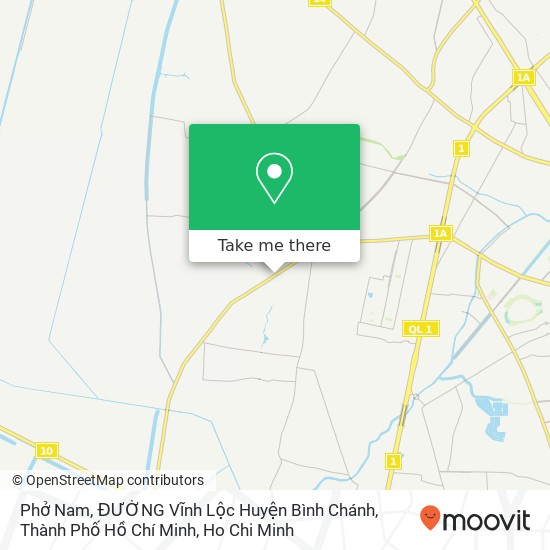 Phở Nam, ĐƯỜNG Vĩnh Lộc Huyện Bình Chánh, Thành Phố Hồ Chí Minh map