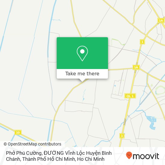 Phở Phú Cường, ĐƯỜNG Vĩnh Lộc Huyện Bình Chánh, Thành Phố Hồ Chí Minh map