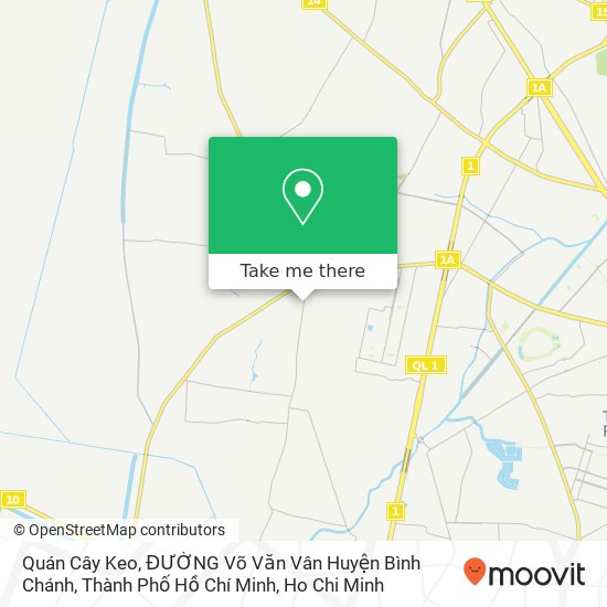 Quán Cây Keo, ĐƯỜNG Võ Văn Vân Huyện Bình Chánh, Thành Phố Hồ Chí Minh map