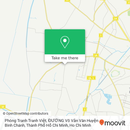 Phòng Tranh Tranh Việt, ĐƯỜNG Võ Văn Vân Huyện Bình Chánh, Thành Phố Hồ Chí Minh map