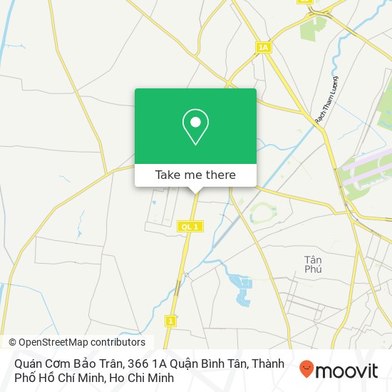 Quán Cơm Bảo Trân, 366 1A Quận Bình Tân, Thành Phố Hồ Chí Minh map