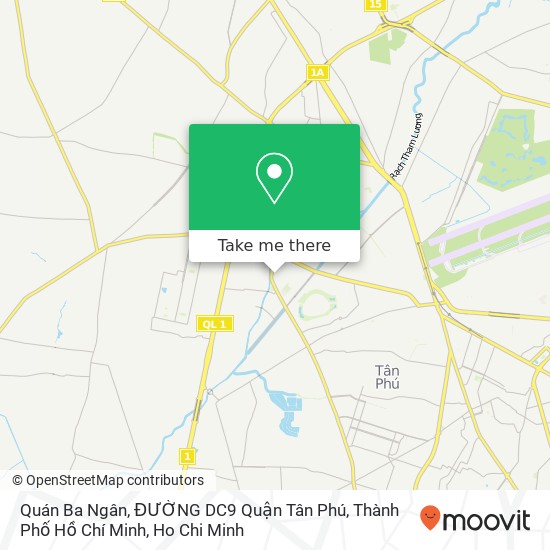 Quán Ba Ngân, ĐƯỜNG DC9 Quận Tân Phú, Thành Phố Hồ Chí Minh map