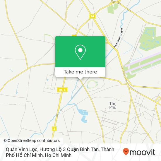 Quán Vinh Lộc, Hương Lộ 3 Quận Bình Tân, Thành Phố Hồ Chí Minh map