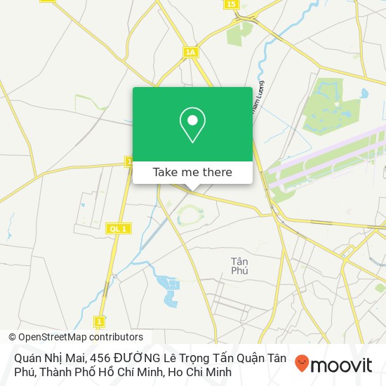Quán Nhị Mai, 456 ĐƯỜNG Lê Trọng Tấn Quận Tân Phú, Thành Phố Hồ Chí Minh map