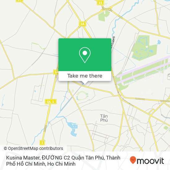 Kusina Master, ĐƯỜNG C2 Quận Tân Phú, Thành Phố Hồ Chí Minh map