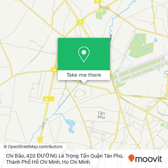 Chí Bảo, 420 ĐƯỜNG Lê Trọng Tấn Quận Tân Phú, Thành Phố Hồ Chí Minh map
