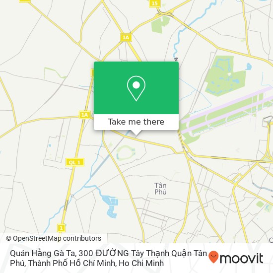 Quán Hằng Gà Ta, 300 ĐƯỜNG Tây Thạnh Quận Tân Phú, Thành Phố Hồ Chí Minh map