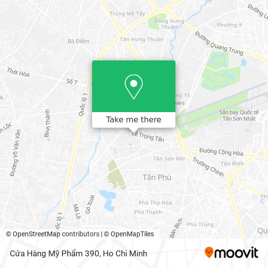 Cửa Hàng Mỹ Phẩm 390 map