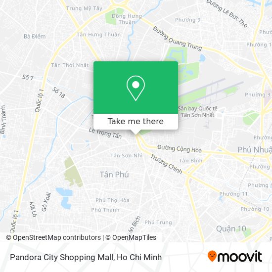 Pandora City Shopping Mall map