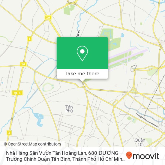 Nhà Hàng Sân Vườn Tân Hoàng Lan, 680 ĐƯỜNG Trường Chinh Quận Tân Bình, Thành Phố Hồ Chí Minh map