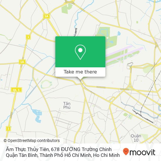 Ẩm Thực Thủy Tiên, 678 ĐƯỜNG Trường Chinh Quận Tân Bình, Thành Phố Hồ Chí Minh map