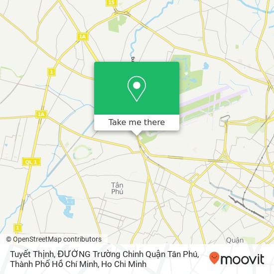 Tuyết Thịnh, ĐƯỜNG Trường Chinh Quận Tân Phú, Thành Phố Hồ Chí Minh map