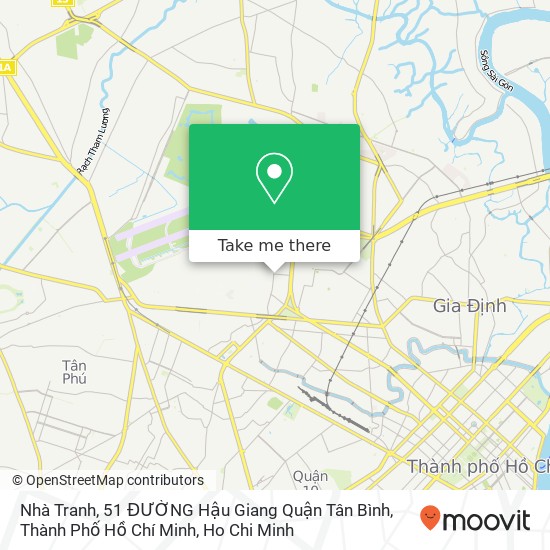 Nhà Tranh, 51 ĐƯỜNG Hậu Giang Quận Tân Bình, Thành Phố Hồ Chí Minh map