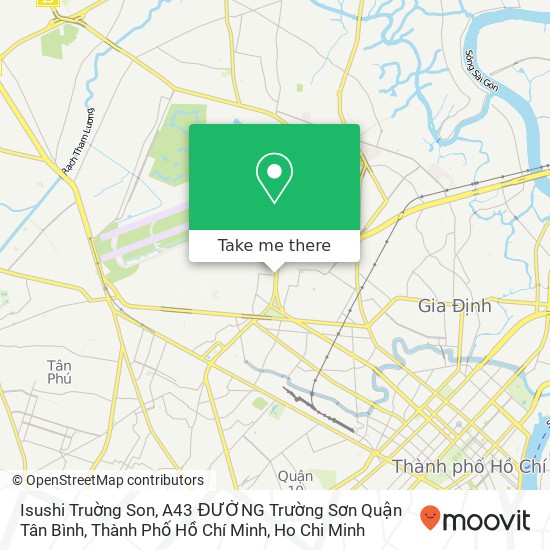 Isushi Truờng Son, A43 ĐƯỜNG Trường Sơn Quận Tân Bình, Thành Phố Hồ Chí Minh map