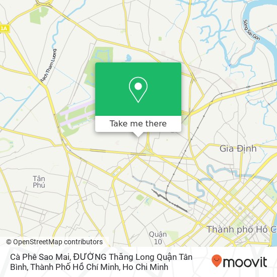 Cà Phê Sao Mai, ĐƯỜNG Thăng Long Quận Tân Bình, Thành Phố Hồ Chí Minh map