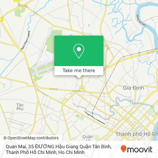 Quán Mai, 35 ĐƯỜNG Hậu Giang Quận Tân Bình, Thành Phố Hồ Chí Minh map