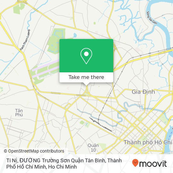 Tí Nị, ĐƯỜNG Trường Sơn Quận Tân Bình, Thành Phố Hồ Chí Minh map