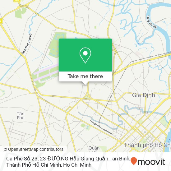 Cà Phê Số 23, 23 ĐƯỜNG Hậu Giang Quận Tân Bình, Thành Phố Hồ Chí Minh map