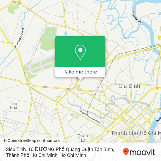 Siêu Tính, 10 ĐƯỜNG Phổ Quang Quận Tân Bình, Thành Phố Hồ Chí Minh map