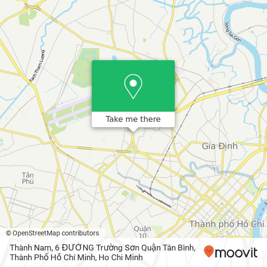 Thành Nam, 6 ĐƯỜNG Trường Sơn Quận Tân Bình, Thành Phố Hồ Chí Minh map