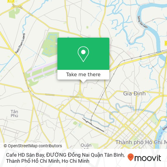 Cafe HD Sân Bay, ĐƯỜNG Đồng Nai Quận Tân Bình, Thành Phố Hồ Chí Minh map