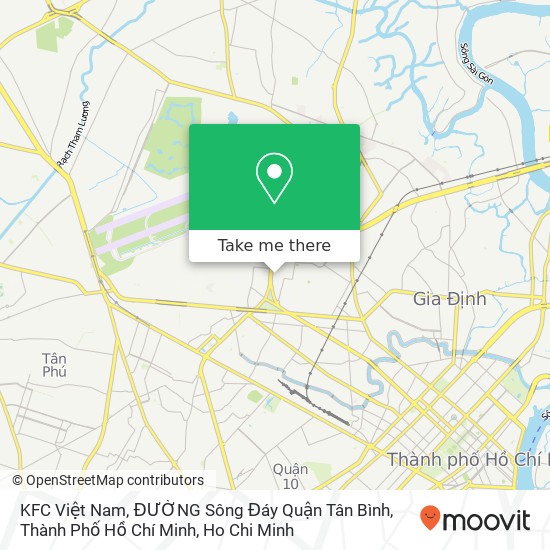 KFC Việt Nam, ĐƯỜNG Sông Đáy Quận Tân Bình, Thành Phố Hồ Chí Minh map