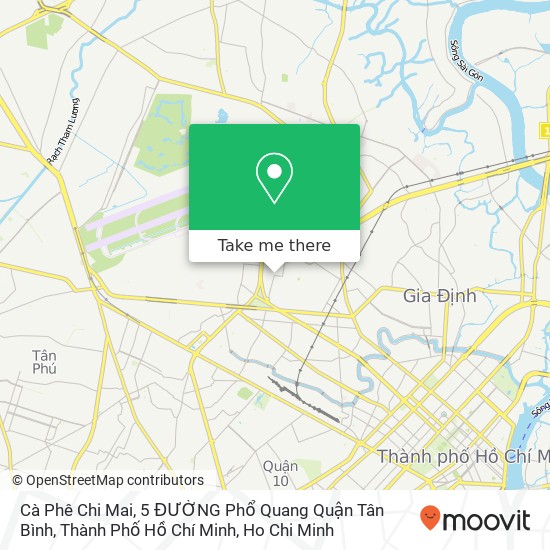 Cà Phê Chi Mai, 5 ĐƯỜNG Phổ Quang Quận Tân Bình, Thành Phố Hồ Chí Minh map