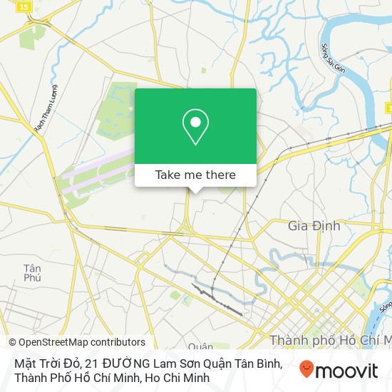 Mặt Trời Đỏ, 21 ĐƯỜNG Lam Sơn Quận Tân Bình, Thành Phố Hồ Chí Minh map